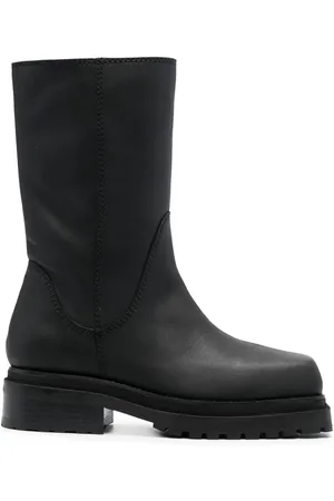 ECKHAUS LATTA Square-toe 70mm leather boots