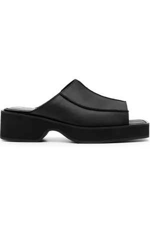 ECKHAUS LATTA Frame 55mm slip-on leather sandals