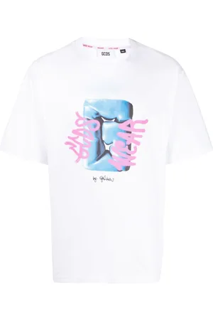 GCDS Logo-print cotton T-shirt