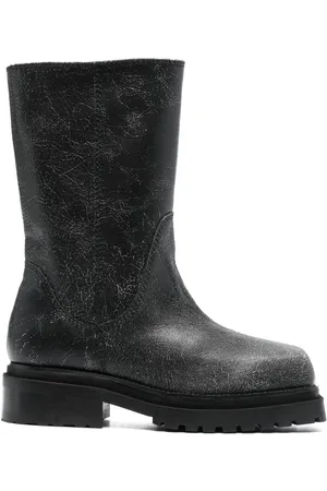 ECKHAUS LATTA Square-toe 70mm leather boots