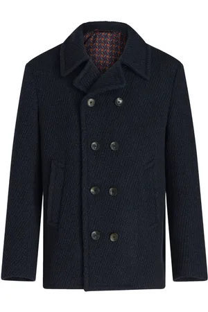 Etro Notched-collar double-breasted coat