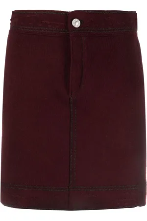 Barrie Contrast-stitch mini skirt
