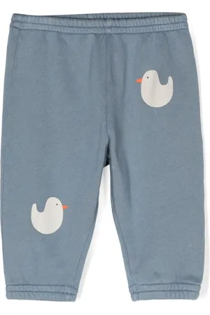 Bobo Choses Duck-print cotton track pants