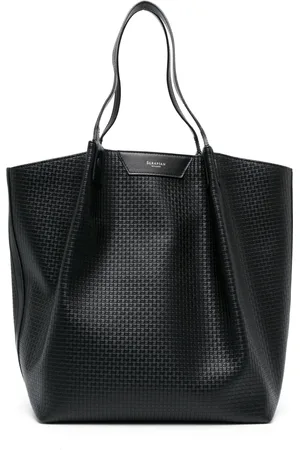 SERAPIAN Medium Vertical Secret monogram-embossed tote bag