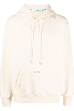 GCDS Logo-detail drawstring hoodie