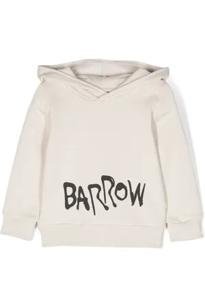 BARROW Logo-print cotton hoodie