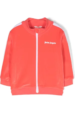 Palm Angels Logo-print zip-fastening jacket