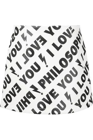 Serafini Graphic-print mini skirt