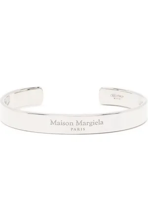 Maison Margiela Logo-engraved cuff bracelet