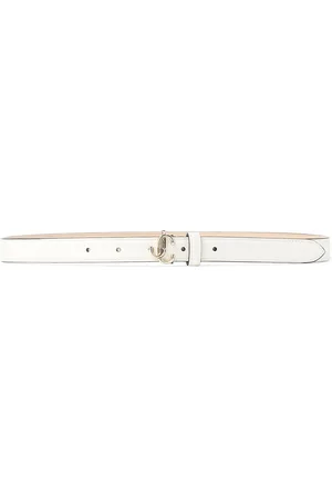 Jimmy Choo Helina logo-buckle belt