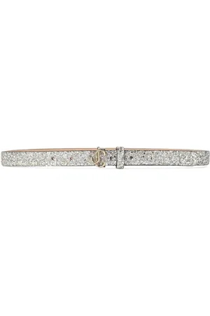 Jimmy Choo Mini Helina logo-buckle belt