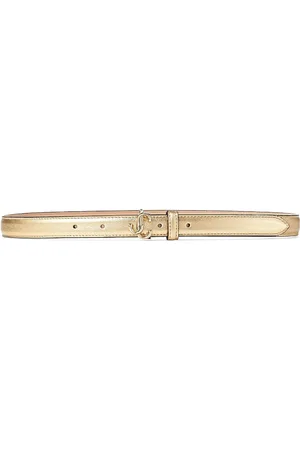 Jimmy Choo Helina logo-buckle belt