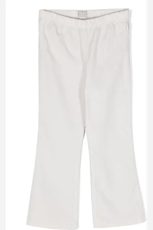 Il gufo Elastic-waist flared trousers