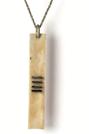 PARTS OF FOUR Plate Slab bone necklace