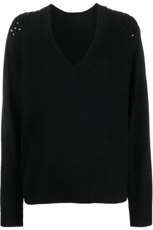 Dorothee Schumacher Sequin-embroidered V-neck jumper