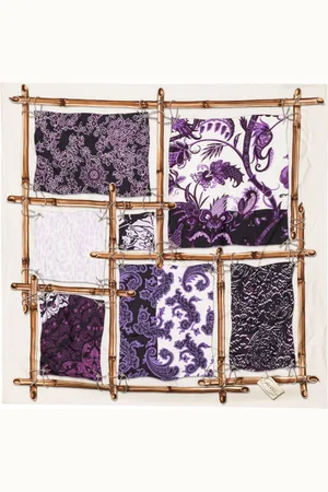 Gucci Floral-print organic silk scarf
