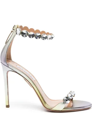Aquazzura Maxi-Tequila 105mm leather sandals