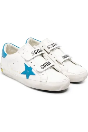 Golden Goose Old School star-patch leather sneakers