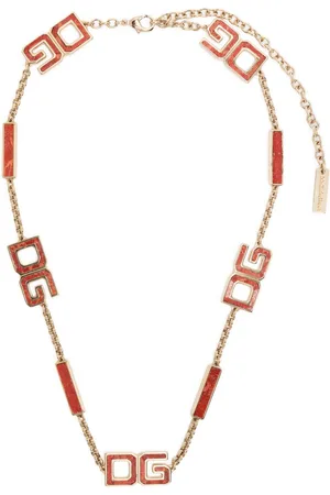 Dolce & Gabbana Logo-plaque chain-link necklace