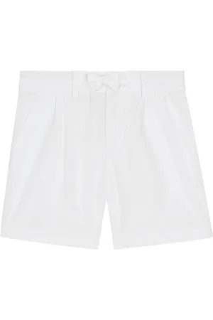 Dolce & Gabbana Logo-tag poplin shorts