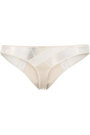 Calvin Klein Panelled-design elasticated-waist thong