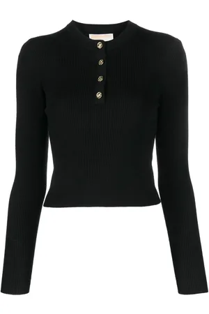 Michael Kors Button-fastening long-sleeve top