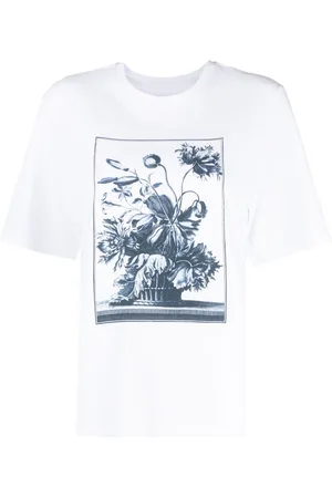 Erdem Graphic-print cotton T-shirt