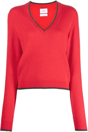 Barrie V-neck cashmere jumper