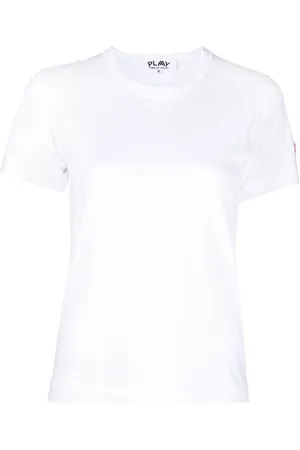 Comme des Garçons Logo-patch cotton T-shirt