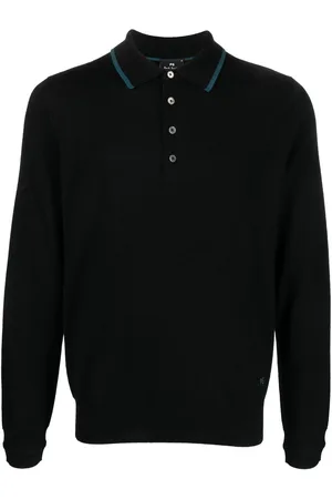 Paul Smith Logo-embroidered merino polo shirt