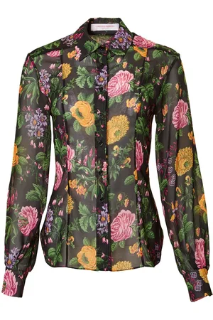 Carolina Herrera Floral-print long-sleeve shirt