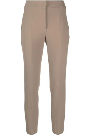 PESERICO SIGN Cropped slim-fit trousers