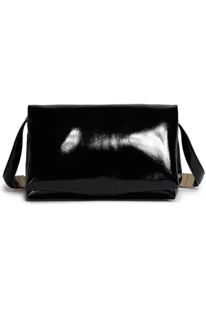 Marni Small Prisma patent-leather shoulder bag