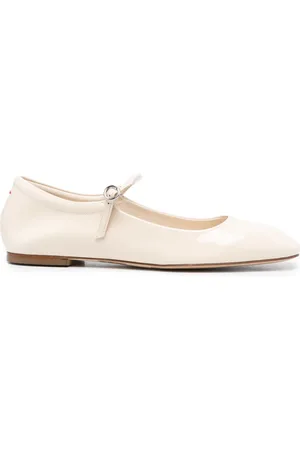 Aeyde Uma square-toe leather ballerinas