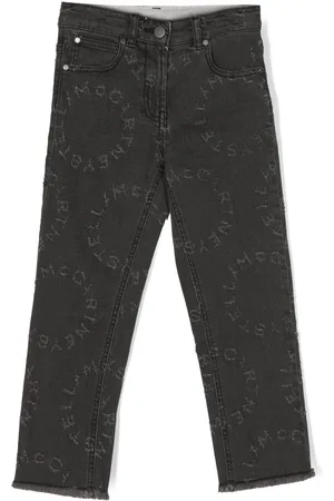 Stella McCartney Logo-embroidered jeans