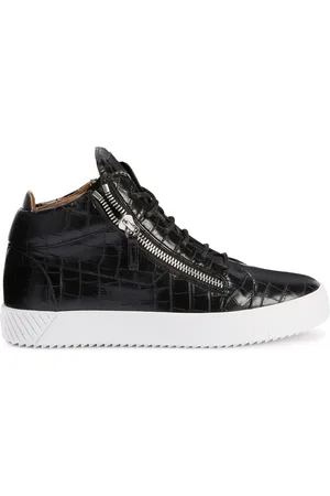Giuseppe Zanotti Kriss crocodile-effect leather sneakers