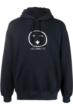 SOCIÉTÉ ANONYME Graphic-print drawstring hoodie