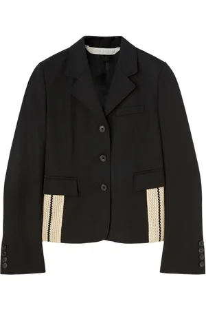 Palm Angels Side-embellished fitted blazer