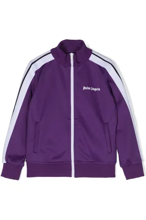 Palm Angels Logo-print zip-fastening bomber jacket