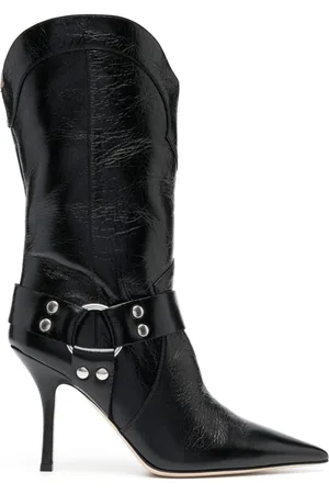 PARIS TEXAS Pointed-toe leather boots
