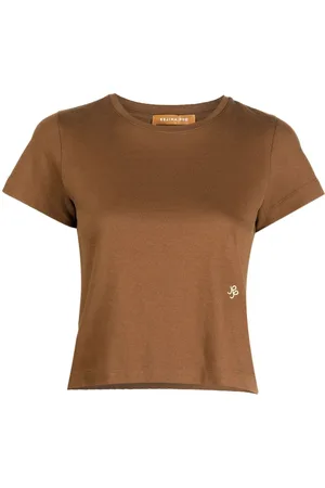 REJINA PYO Cropped short-sleeve T-shirt