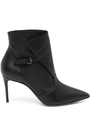 Casadei 80mm buckled leather boots