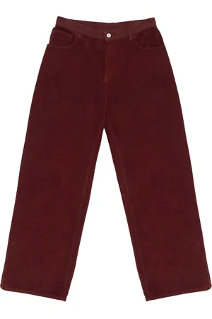 MARCELO BURLON Corduroy wide-leg trousers