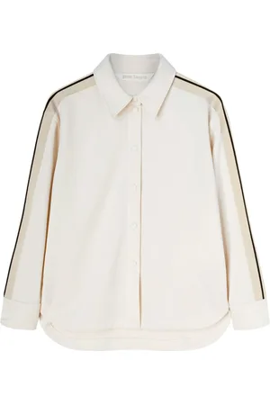 Palm Angels Logo-embroidered track shirt