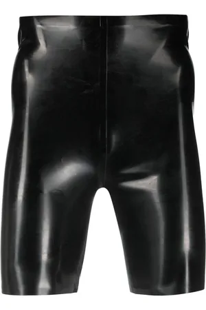 Maison Margiela Latex biker shorts