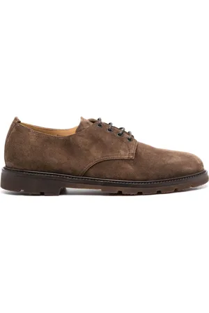 HENDERSON BARACCO Lace-up suede derby shoes