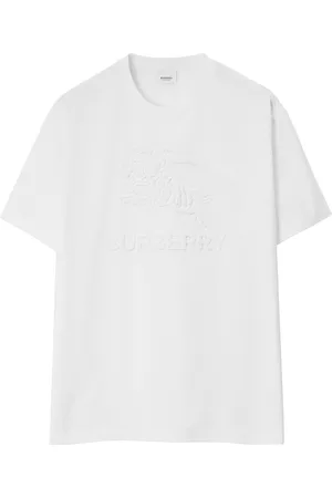 Burberry Jacquard logo-embossed cotton T-shirt