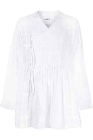 BODE Off-centre cotton shirt
