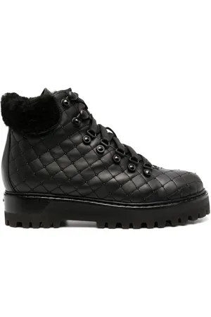 LE SILLA St. Moritz quilted leather boots
