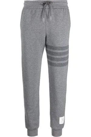Thom Browne Knitted side-stripe track pants